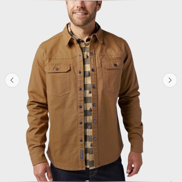 Stio Men's Light Brown Shirt Jacket - Picture 3 of 16